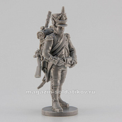 Сборная миниатюра из смолы Артиллерист, стоящий, Франция, 28 мм, Аванпост