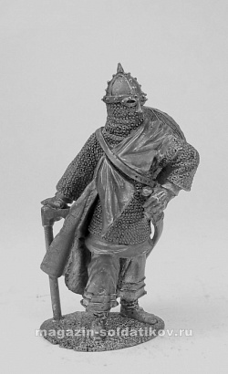 Миниатюра из олова Викинг, IX в, 54 мм, Солдатики Публия