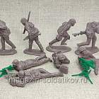 Солдатики из пластика US Heavy Weapon D-Day, 1/32, Mars (32040) (32040)
