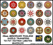 Mercenary Phalanx shield transfers, Victrix - фото
