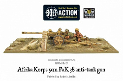 Африканский корпус 5см PaK 38 ПТ BLI, Warlord (WGB-AK-21) (WGB-AK-21)