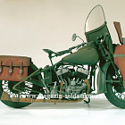 Сборная модель из пластика ИТ Мотоцикл WLA 750 (1:9) Italeri