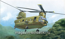Сборная модель из пластика ИТ Вертолет ACH-47 Armed Chinook (1/48) Italeri