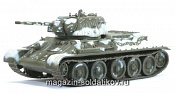 Масштабная модель в сборе и окраске Д Танк T-34/76 обр.1942 литая башня, Восточный фронт 1943 (1/72) Dragon - фото