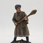 Миниатюра в росписи Боец РККА с фаустпатроном, 1944 г., 54 мм (НФ0184.14.01.54) (НФ0184.14.01.54)
