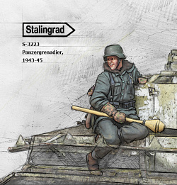 Сборная фигура из смолы Panzergrenadier 1/35, Stalingrad