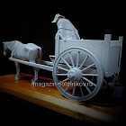 Сборная миниатюра из смолы Повозка, 54 мм, TRILOKA miniatures (TLK-54-046) (TLK-54-046)