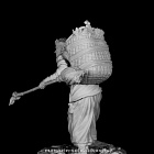 Сборная фигура из смолы Миры Фэнтэзи: Старая Ведьма, 54 мм, Chronos miniatures