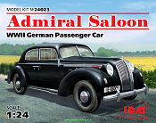 24023 Admiral Седан, Германский пассажирский автомобиль ВМВ, 1:24, ICM							
