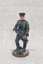 Советский офицер противотанкового батальона 1944-45 гг, 54 мм, Студия Большой полк - фото