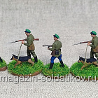 530-122 Советские пограничники - 5 шт., набор в росписи 1/72 (530-122 н5шт) (530-122 н5шт)