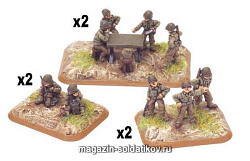 Миниатюра из металла Artillery HQ (15мм) Flames of War (US709) (US709)