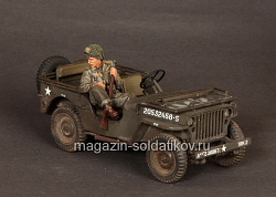 Сборная фигура из смолы Парашютист США на отдыхе, 1:35, SOGA miniatures (SM 3511) (SM 3511 )