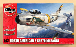 Сборная модель из пластика 3082 К Самолет SABRE F8 6-F (1/72) Airfix (Q445-084) (Q445-084)