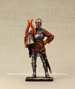 Миниатюра в росписи Европейский рыцарь, конец XIV, 1:32 (МС0751.08.05.54) (МС0751.08.05.54)