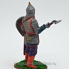 Русский воин с топором XIV в., XIII в, 54 мм, Soldanir (QF0477) (QF0477)
