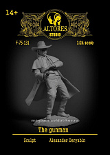 Сборная миниатюра из смолы Стрелок, 75 мм, Altores studio, - фото