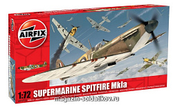 Сборная модель из пластика А Самолет SUPERMARINE SPITFIRE Mkla (1/72) Airfix (1071) (1071)