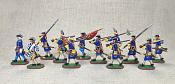 Р019(54-004) Упландский пехотный полк, Северная война 1700-1721 гг. (набор в росписи), Большой полк