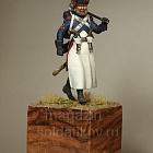 Сборная фигура из смолы SM 5429 Сапер пешей артиллерии Старой гвардии. Франция. 1811-1814, 54 мм, SOGA miniatures