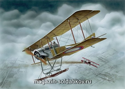 Сборная модель из пластика Первый русский истребитель Сикорский C - XVI 1:72 Моделист