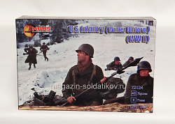 Солдатики из пластика US Infantry winter uniform (1/72) Mars (72124) (72124)