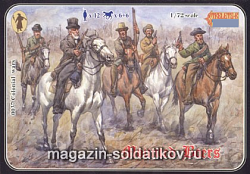 Солдатики из пластика Конные буры (1/72) Strelets (037) (037)