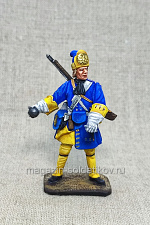 Шведский гренадер, Северная война, 54 мм, Студия Большой полк - фото