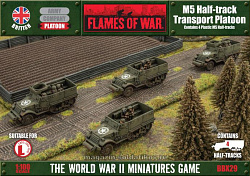 Halftrack Transport Platoon (15мм, plastic ) Flames of War (BBX29) (BBX29)