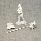 Сборная миниатюра из смолы Римский воин в походе 1/24 Alex-Moscow (AM247) (AM247)