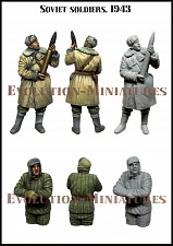 ЕМ 35234 Советский солдат 1943 г. 1:35, Evolution