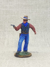 Миниатюра из олова Джон Уейн, 54 мм, Студия Большой полк - фото