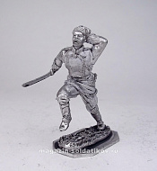 Миниатюра из олова 166 РТ Казак 1-го Оренбургского казачьего полка, 1918, 54 мм, Ратник - фото