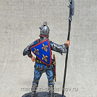 Миниатюра из олова Французский рыцарь, Столетняя война, 54 мм, Студия Большой полк (ИЛ2350.08.15.54) (ИЛ2350.08.15.54)