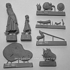Сборная миниатюра из смолы «Дорогами войны» (2 фигуры). 54 мм, Chronos miniatures