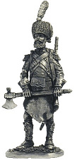 Миниатюра из металла 060. Сапер легкой пехоты, Франция 1809-1813 гг. EK Castings - фото