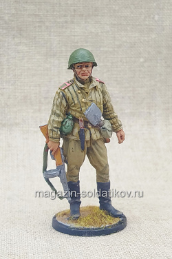 Старший сержант пехоты Красной Армии 1943-45 гг., 54мм, Красный фронт, 54 мм (КФ-031) (КФ-031)