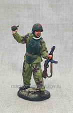Миниатюра из олова Боец штурмовых батальонов 1941-45 гг., 54 мм, Студия Большой полк - фото