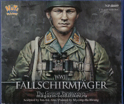 Бюст из смолы NP-B009 WWII Fallschirmjager 1/10 NuTs PLANET (401-044) (401-044)