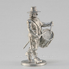 Сборная миниатюра из смолы Барабанщик, идущий, 28 мм, Аванпост