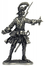 Миниатюра из металла 081. Русский гренадер, 1720 г. EK Castings - фото