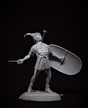 Сборная миниатюра из смолы Раненый римский легионер, III век до н.э., 54 мм, TRILOKA miniatures - фото