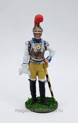 Офицер первого карабинерного полка, Франция, 1810-15 гг., 54 мм, Soldanir (QF0431) (QF0431)