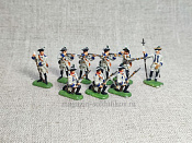 Солдатики из пластика в росписи Австрийские мушкетеры, Семилетняя война, набор - 9 шт., Revell - фото