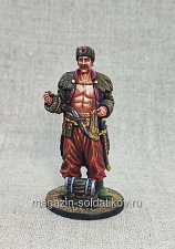 Миниатюра из олова Пан Атаман, 54 мм, Студия Большой полк - фото