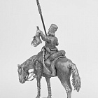 Миниатюра из олова К25 РТ Казак на коне с пикой, 54 мм, Ратник (К25-РТ) (К25-РТ )