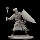 Сборная миниатюра из смолы Русский ратник 75 mm (1:24) Medieval Forge Miniatures (C-75-133) (C-75-133)