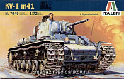 Сборная модель из пластика ИТ Танк KV-1 m41 (1/72) Italeri - фото