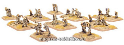 Миниатюра из металла Mortar Platoon (8th Army) (15мм) Flames of War (BR745) (BR745)