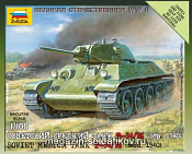 6101 Советский средний танк Т-34/76 (1/100) Звезда
